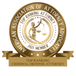 American Association of Attorney Advocates - Top Ranking Criminal Defense Attorney 2021